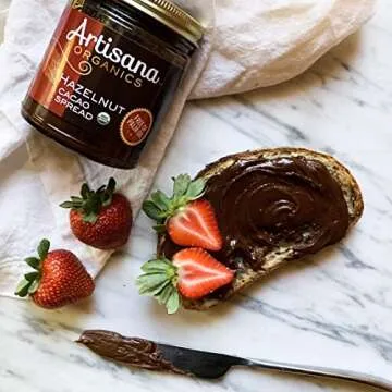 Artisana Hazelnut Cacao Spread - Organic, Vegan, Sweetened Naturally