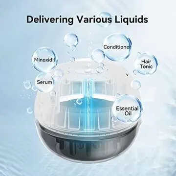 Kimairay Hair Oil Applicator Scalp Head Massager for Hair Growth, Hair Oiling Applicator Oil Dispenser for Hair Care Treatment Oil Medicine Essential Oil Serum