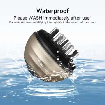 Kimairay Hair Oil Applicator Scalp Head Massager for Hair Growth, Hair Oiling Applicator Oil Dispenser for Hair Care Treatment Oil Medicine Essential Oil Serum