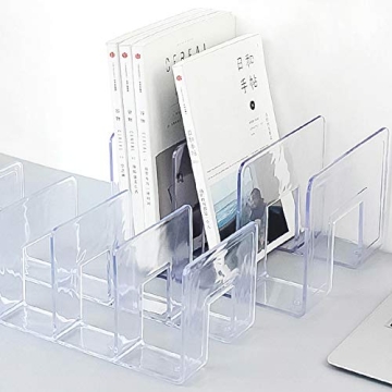 Sturdy LUGUNU Clear Desk File Sorter - Stylish Organizer