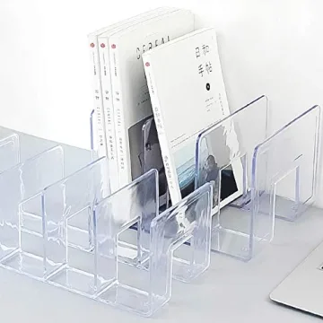 Sturdy LUGUNU Clear Desk File Sorter - Stylish Organizer