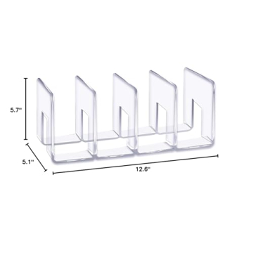 Sturdy LUGUNU Clear Desk File Sorter - Stylish Organizer