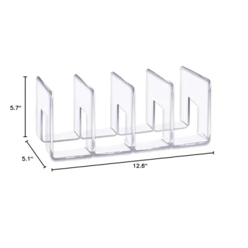 Sturdy LUGUNU Clear Desk File Sorter - Stylish Organizer