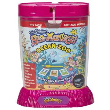 Sea-Monkeys® Ocean Zoo - World's Only Instant Pets® - Assorted Colors - Ages 6+ (Pack of 1)