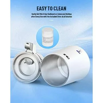 CO-Z 1.1 Gallon Water Distiller, 750W Countertop Home Office Countertop Distiller Water Making Machine, 4L Distilled Clean Water Maker, Distill Distilling Water Purifier Distillers, Pure Water Maker