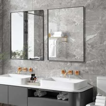 Elegant Bonverre Black Bathroom Mirror for Every Space