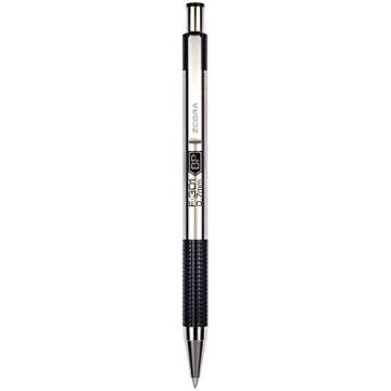 Zebra F-301 Ballpoint Stainless Steel (Black)