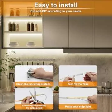 PAUTIX COB LED Strip Light 3087LEDs 20ft/6.1m Natural White 4000K,CRI90+ Super Bright High Lumen,Lead-Free Material 24V Flexible LED Tape,for Home&Office DIY Lighting Project(Adapter Not Included)