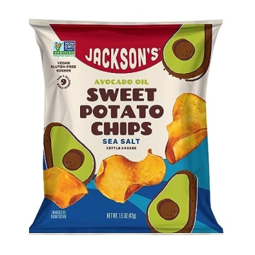 Jackson’s Sweet Potato Chips - Kettle Cooked & Gluten-Free
