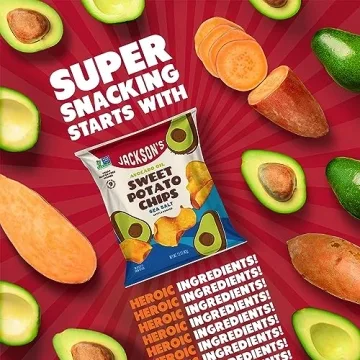 Jackson’s Sweet Potato Chips - Kettle Cooked & Gluten-Free