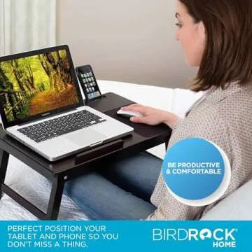 Sofia + Sam Laptop Bed Tray: Adjustable & Portable Workstation