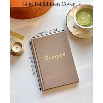 FOUNCY Recipe Journal - A Keepsake for Your Favorite Recipes