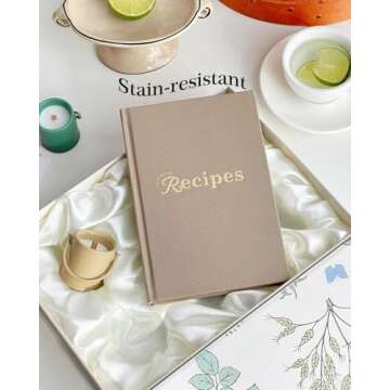 FOUNCY Recipe Journal - Perfect for Favorite Recipes
