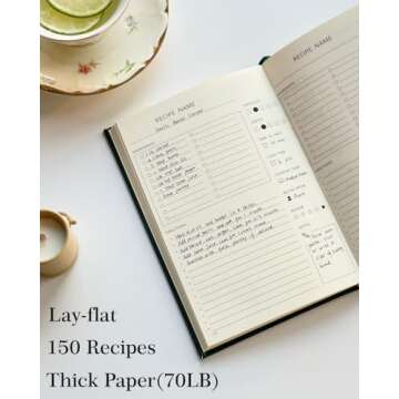 FOUNCY Recipe Journal - Perfect for Favorite Recipes