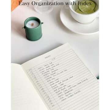 FOUNCY Recipe Journal - Perfect for Favorite Recipes