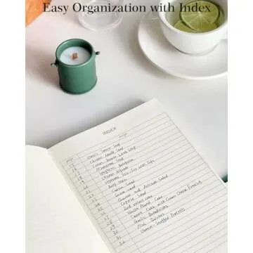 FOUNCY Recipe Journal - Perfect for Favorite Recipes