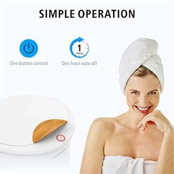 aGratHav Towel Warmers with Auto Shut Off and Huge Capacity