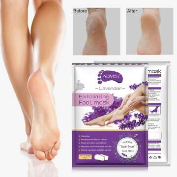 ALIVER Foot Peel Mask - Exfoliating Callus Remover