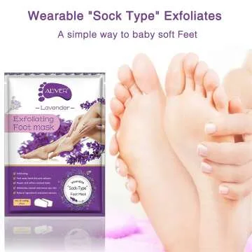 ALIVER Foot Peel Mask - Exfoliating Callus Remover
