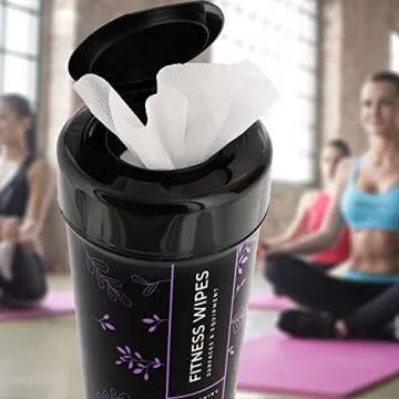 Wipex Natural Fitness Wipes for Safe Gym Cleaning