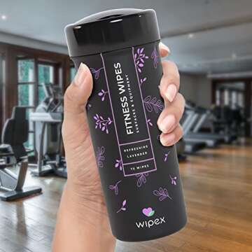 Wipex Natural Fitness Wipes for Safe Gym Cleaning