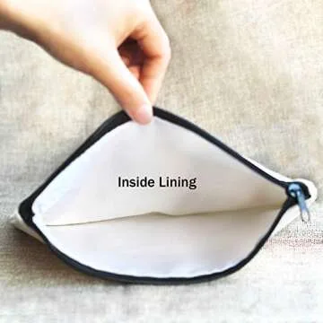 Kimoli Funny Canvas Cosmetic Bag Makeup Bags Cute Travel Bag Birthday Gifts Friend Gifts for Women (Style-C)