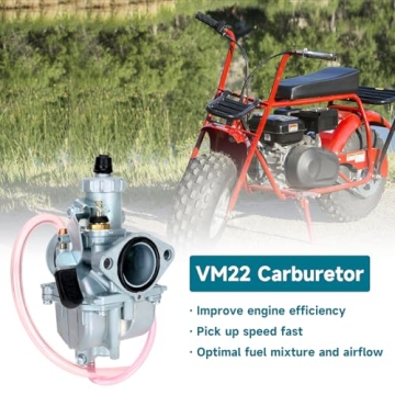 FVRITO VM22 Carburetor for Predator 212cc Mini Bike Performance Upgrade