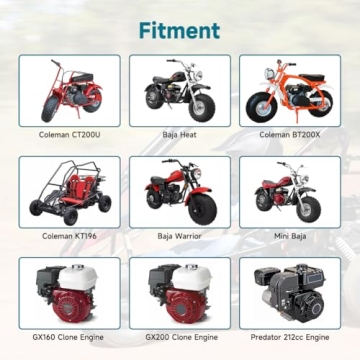 FVRITO VM22 Carburetor for Predator 212cc Mini Bike Performance Upgrade