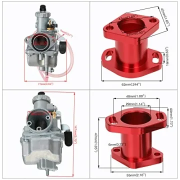 FVRITO VM22 Carburetor for Predator 212cc Mini Bike Performance Upgrade