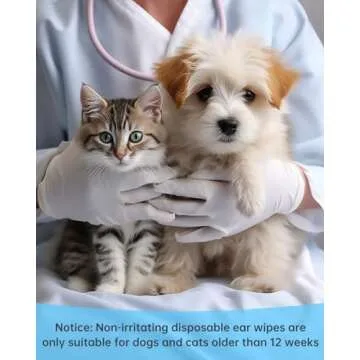 Vostuve Dog Ear Wipes - Natural Cleaning Solution for Pets