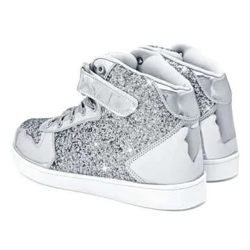 Wooowyet Glitter Kids Sneakers for Parties & Gifts