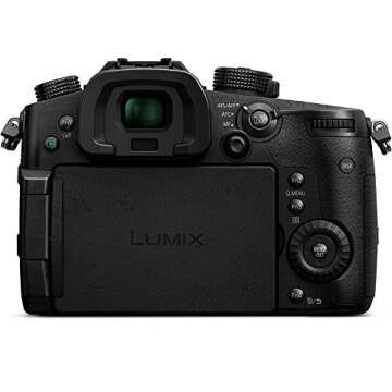 Panasonic LUMIX GH5 4K Digital Camera 20.3 Megapixel Mirrorless Camera Body DC-GH5 Including Triple Battery Deco Gear Case Photo Video LED 64GB Memory Card Editing Software Power Bundle