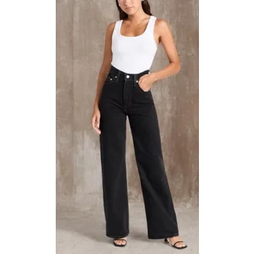 Levi's Ribcage Wide Leg Jeans - Flattering & Trendy Fit