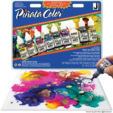 Jacquard Piñata Alcohol Ink Set Exciter Pack Vibrant Colors