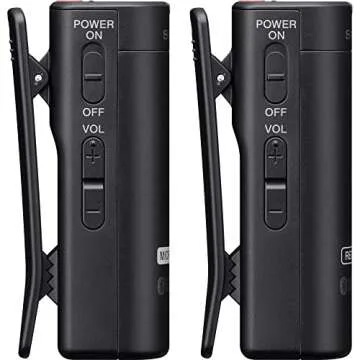 Sony ECMAW4 Wireless Microphone for Quality Sound Recording