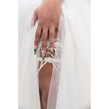 Stylish VEPYCLY Wedding Bridal Garter for Elegant Brides