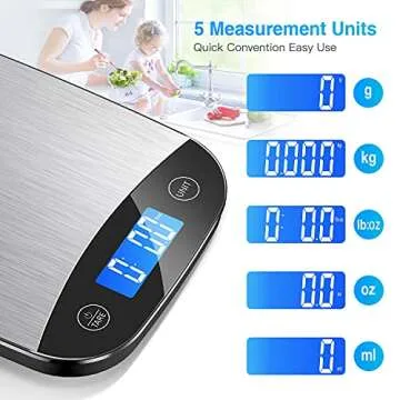 Nicewell Digital Kitchen Scale with High Precision Up to 22lb