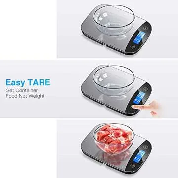 Nicewell Digital Kitchen Scale with High Precision Up to 22lb