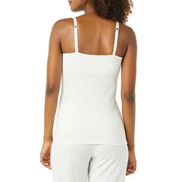 Amazon Essentials Women's Maternity Nursing Friendly Camisole, Pack of 2, Black/White, X-Large