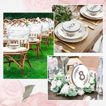 Lukmaa 50 Pcs 4 Inch Wedding Tambourine Bulk Gifts