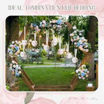 Lukmaa 50 Pcs 4 Inch Wedding Tambourine Bulk Gifts