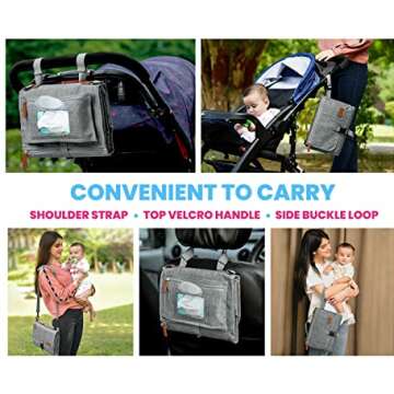 Portable Changing Pad with Shoulder Strap