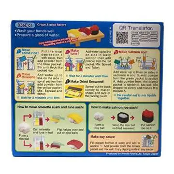 Popin’ Cookin Diy Candy Kit (8 Pack Varieties) - Tanoshii Bento, Ramen and Waffle, Cakes, Sushi and Donuts, Hamburger, and Kawaii Gummy Land in Fusion Select Gift Box