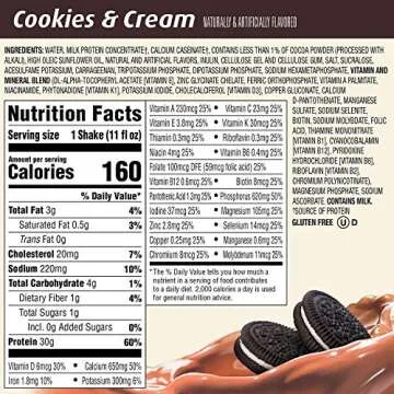 Premier Protein High-Protein Shake, Cookies & Cream, 132 Fl. Ounce .,, 132 Ounce ()