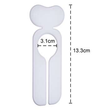 WILLBOND 20 Pack Closet Dividers for Hanging Clothes Clothing Size Clothing Rack Dividers Baby Close...