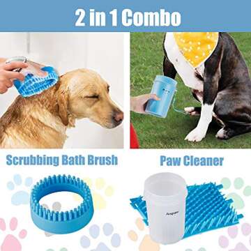 Anipaw Dog Paw Cleaner – 2-in-1 Portable Solution