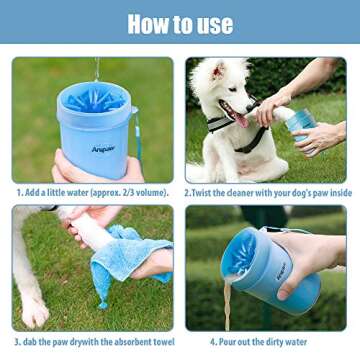 Anipaw Dog Paw Cleaner – 2-in-1 Portable Solution