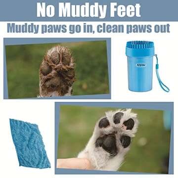 Anipaw Dog Paw Cleaner – 2-in-1 Portable Solution