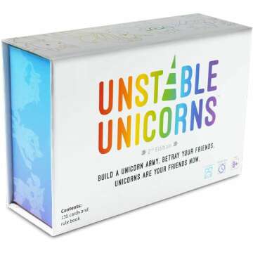 Unstable Unicorns Card Game for Teens & Adults