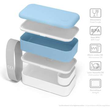 Monbento 2 Tier Leakproof Bento Box for Meals